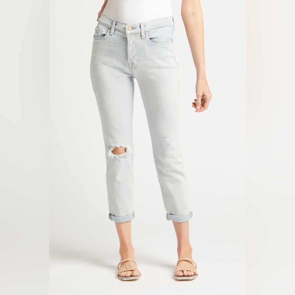 🔥🔥🔥NEW 7 For All Mankind Josefina Slim Boyfriend Jeans